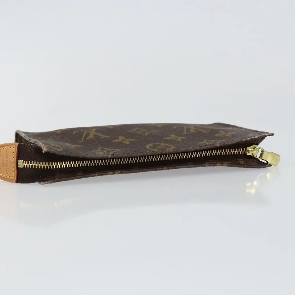 Louis Vuitton Monogram Bucket PM Accessory Pouch Brown